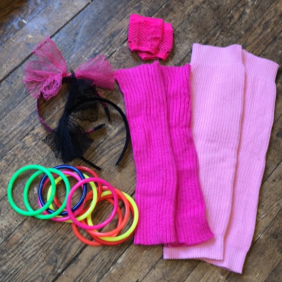 80’s Costume Accessories Set - Picture 1 of 9